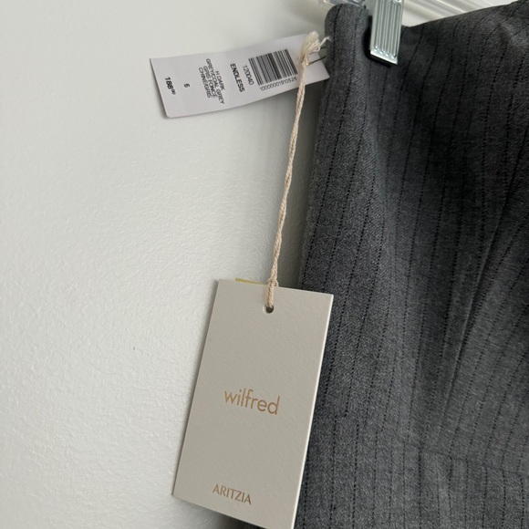 Wilfred Endless Jumpsuit in Grey Pinstripe Sz6 - Picture 9 of 9